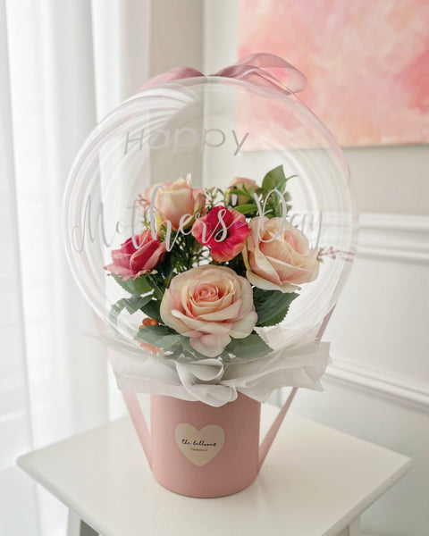 Pretty in Pink - Flower Balloon Pot